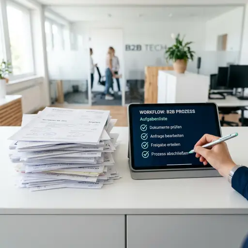 Phase Entlastung – Mitarbeiter befreit von Routineaufgaben, fokussiert auf wertvolle Arbeit